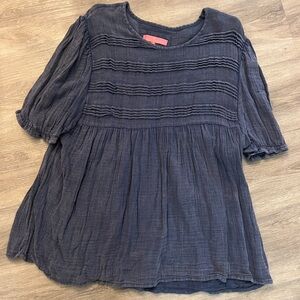 Simply Southern Dark Blue Blouse